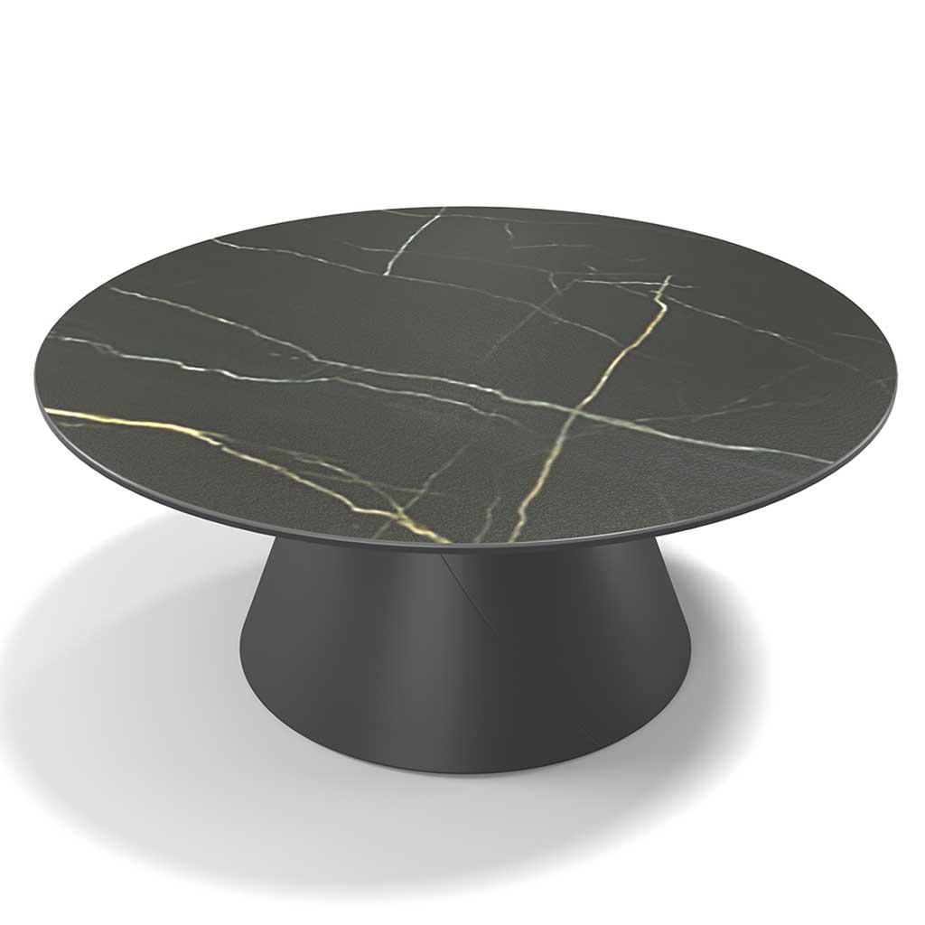 Coffee Table Iwaki – Ceramic Grey Ø90cm