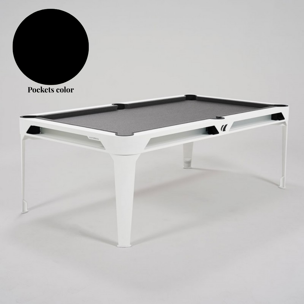Outdoor Pool & Dining Table 7FT White