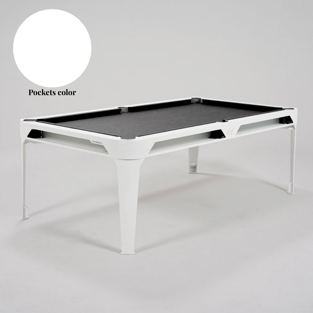 Outdoor Pool & Dining Table 7FT White