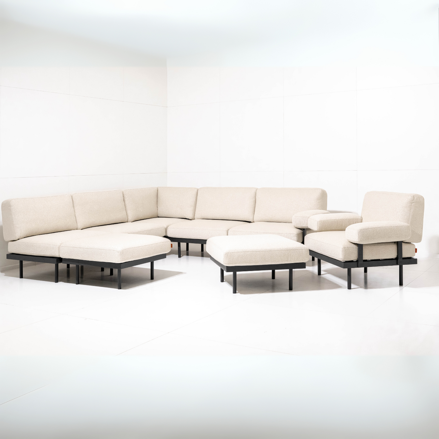 Outdoor Sofa Set Mofico - White Cream