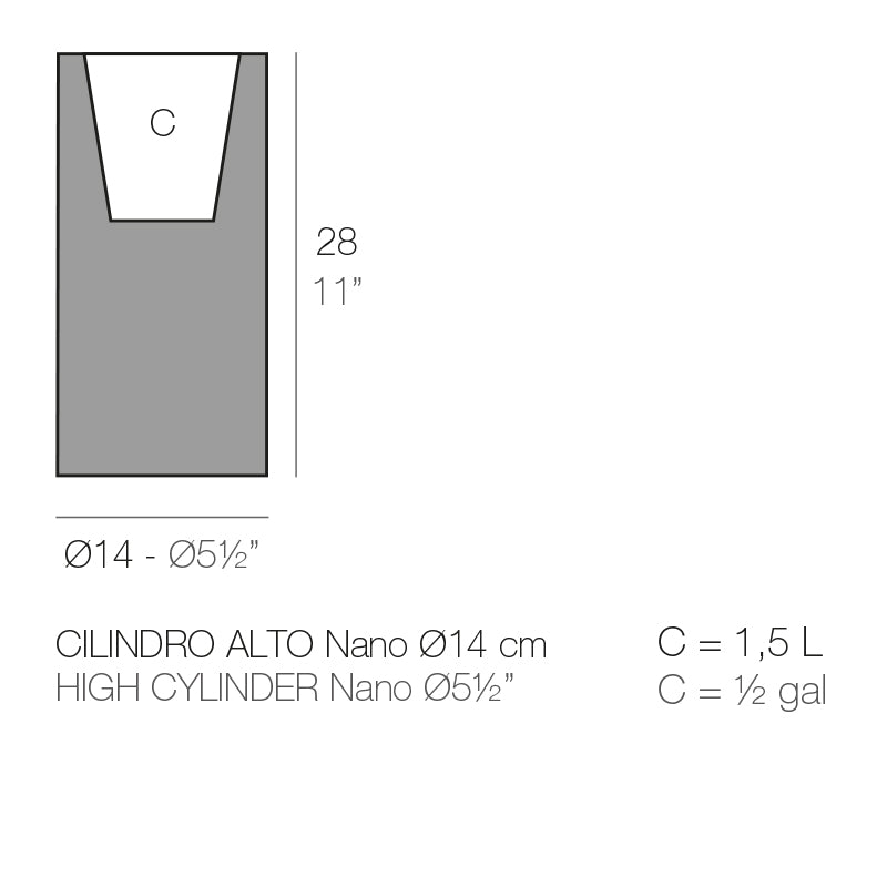 High Cylinder Ø14X28