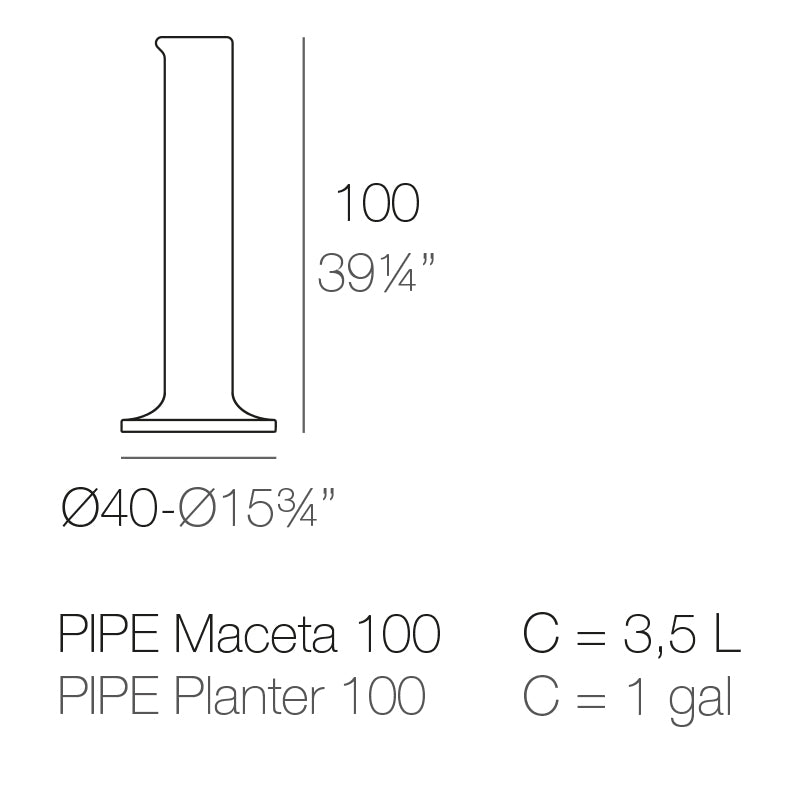 Chemistubes Pipe Ø40X100