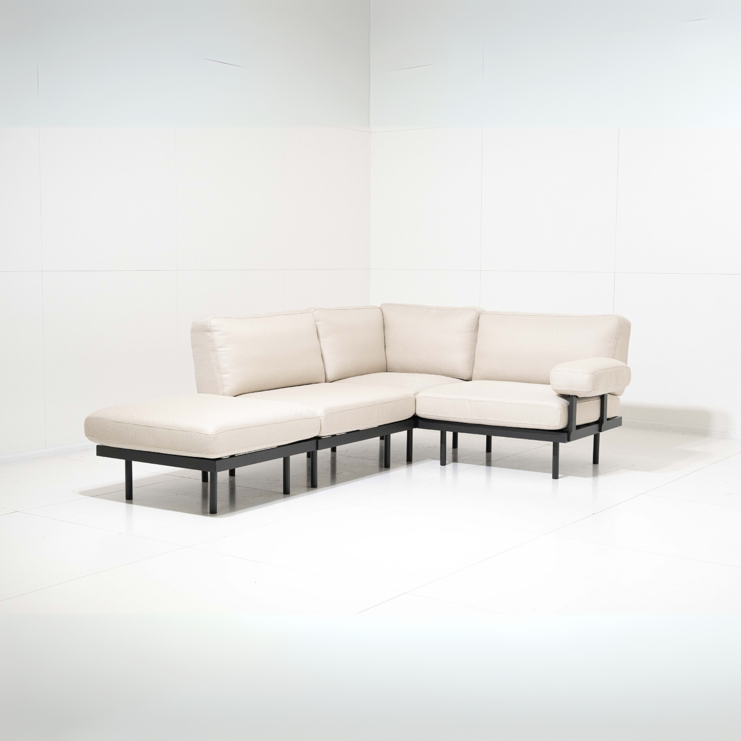 Outdoor Sofa Mofico - Beige 273x161x80cm