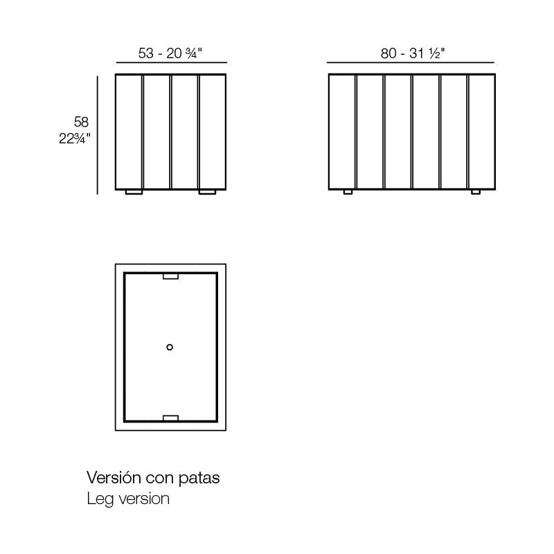 Vineyard Planter Xl Legs