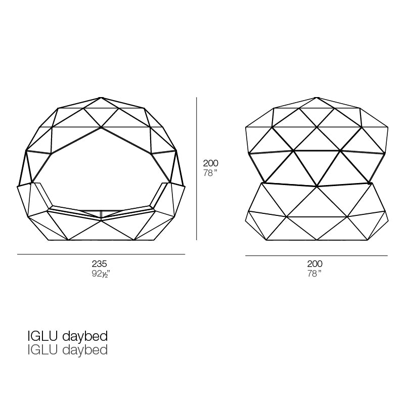 Iglu Daybed With Fabric Top