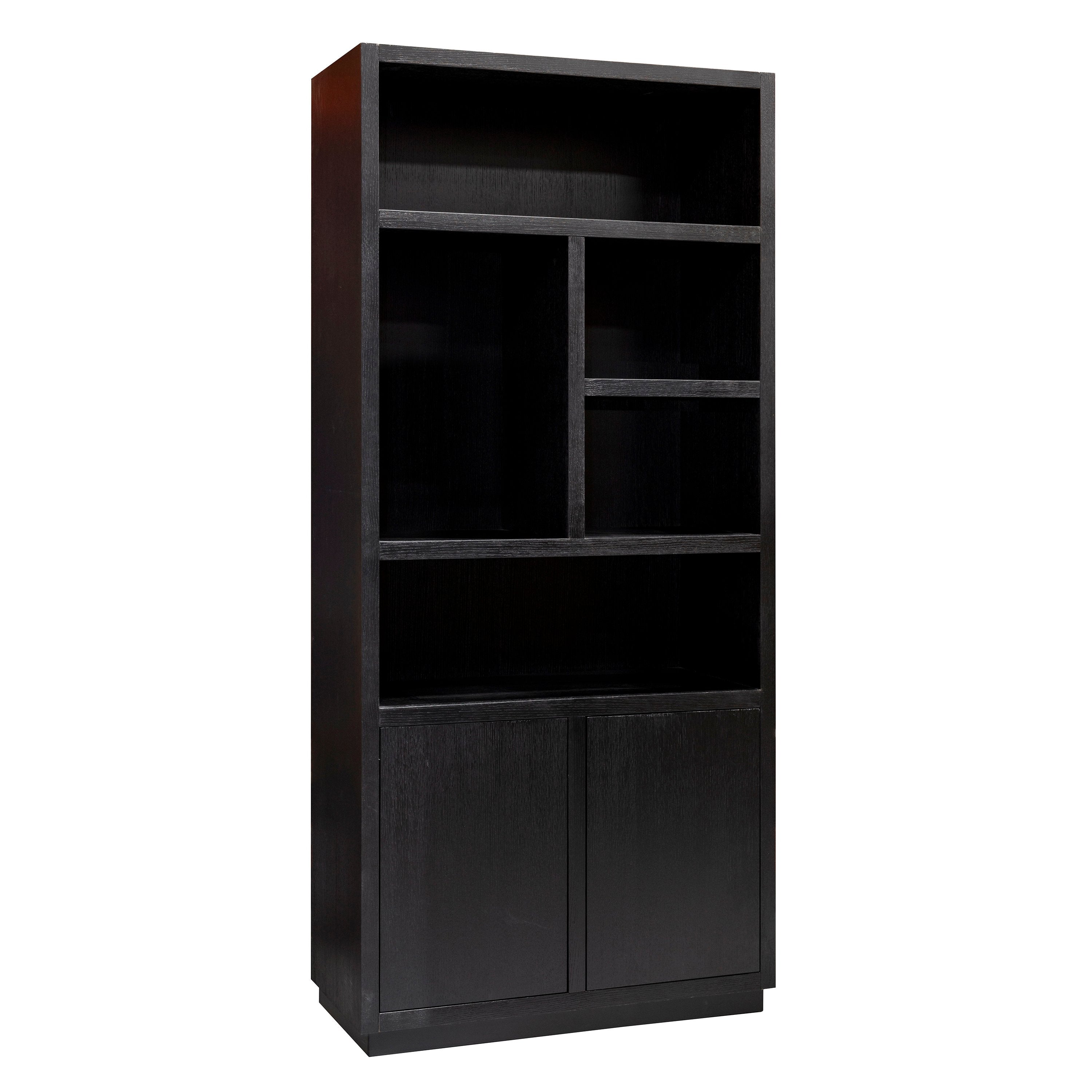 Display cabinet Oakura 2-doors (Black)