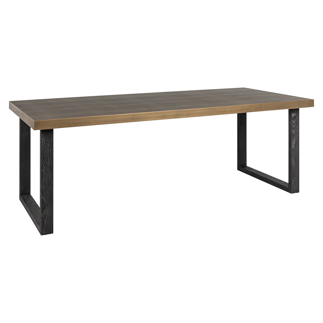 Dining table Bloomville 200 incl. glass (Brown)