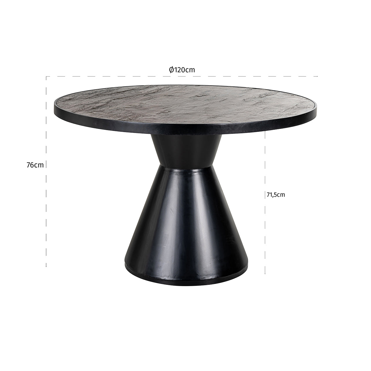 Dining table Russell 120Ø