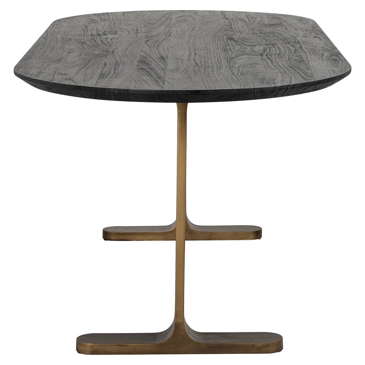 Dining table Revelin 235 (Black/gold)
