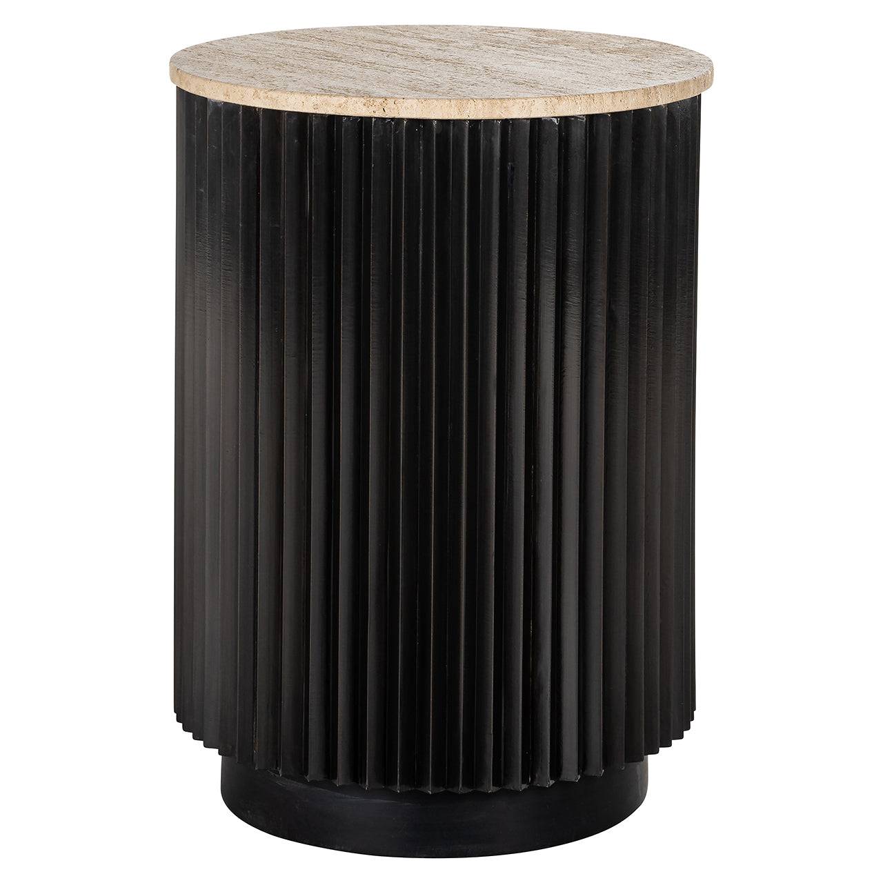 End table Hampton 45Ø (Dark brown)