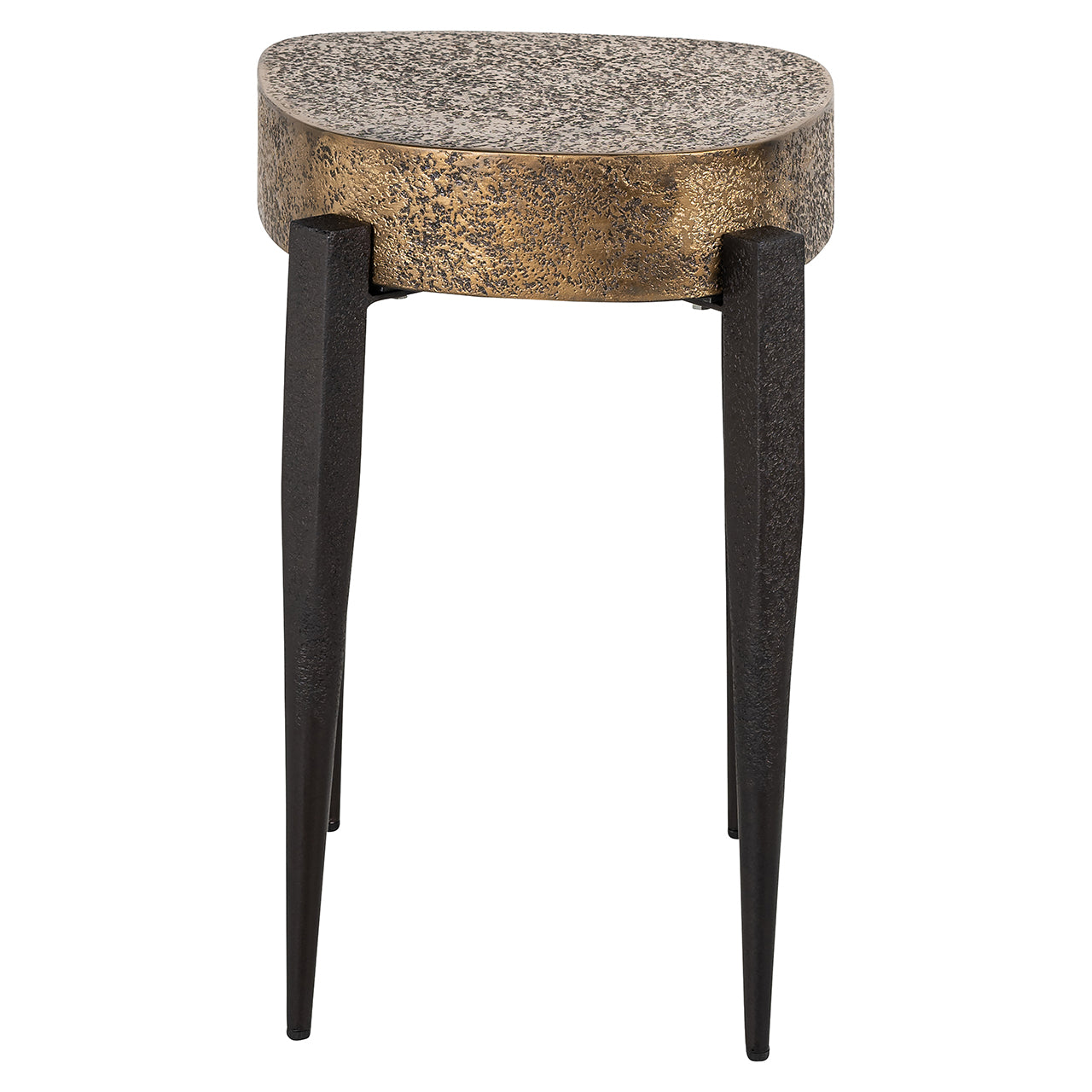 End table Declan (Black/gold)