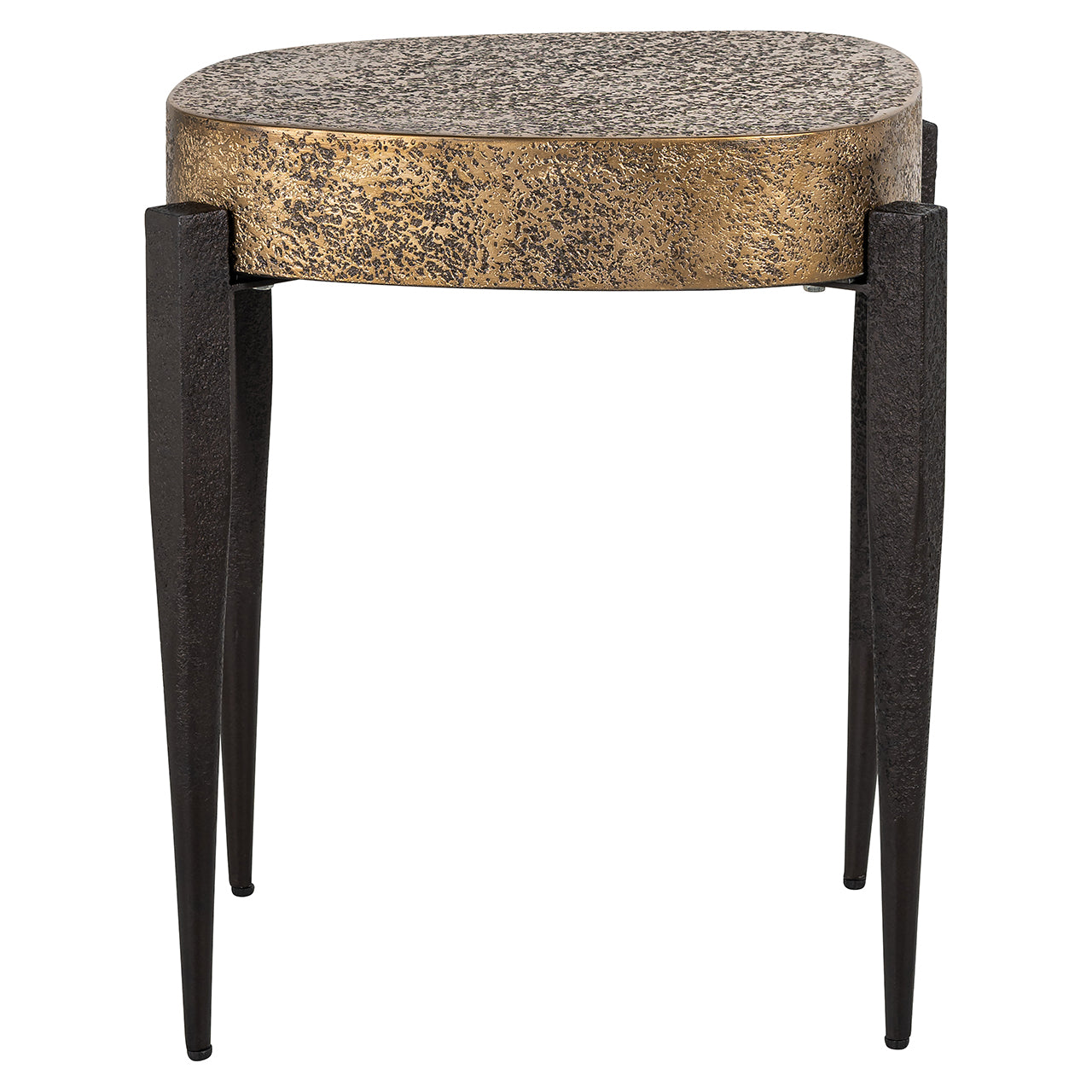 End table Declan (Black/gold)