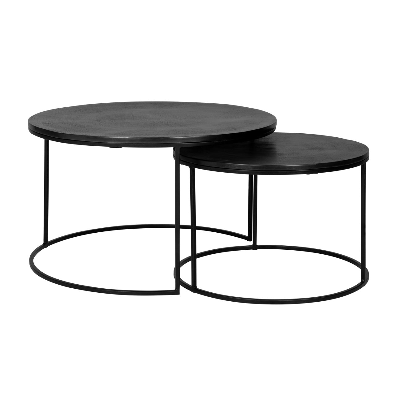 Coffee table Bolder set of 2 (Black)