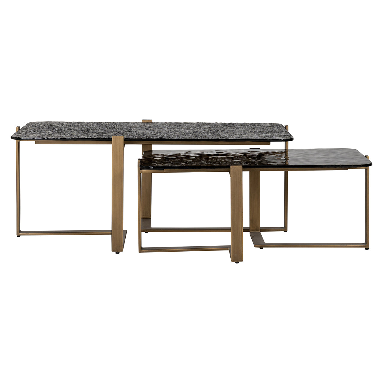 Coffee table Sterling set of 2 (Brown)