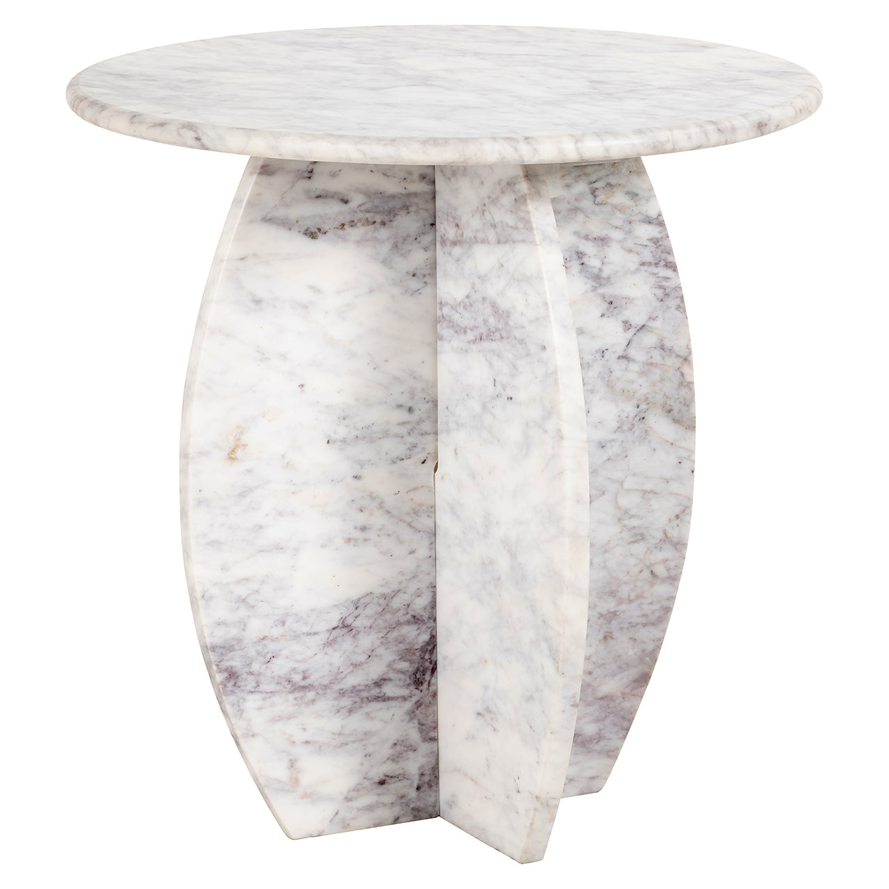 End table Holmes 50Ø (White)