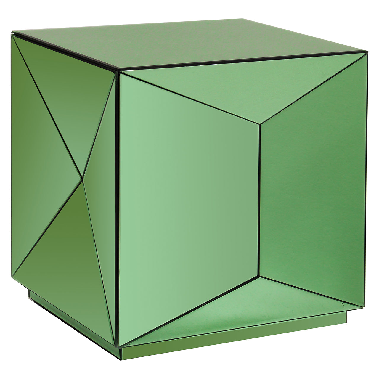 End table Shifra mirror green (Green)