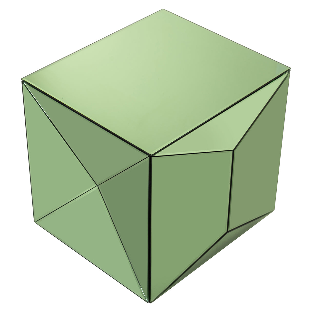 End table Shifra mirror green (Green)