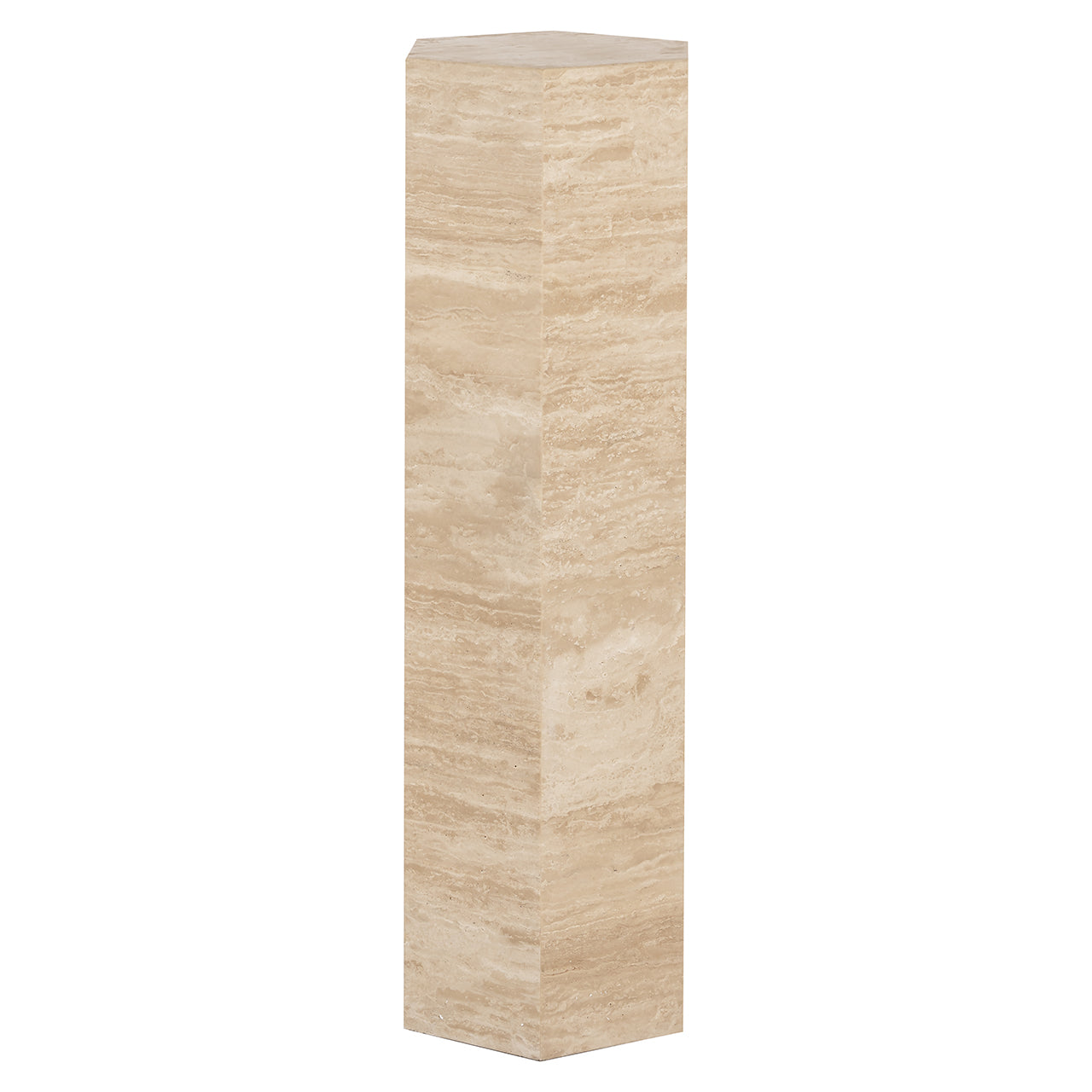 Column Vespin natural beige travertine (Beige)