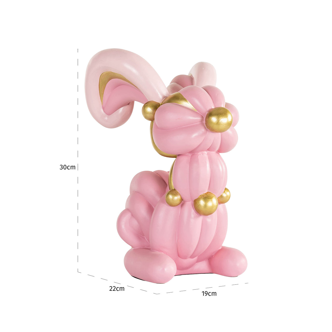 Decorative object Rabbit (Pink)