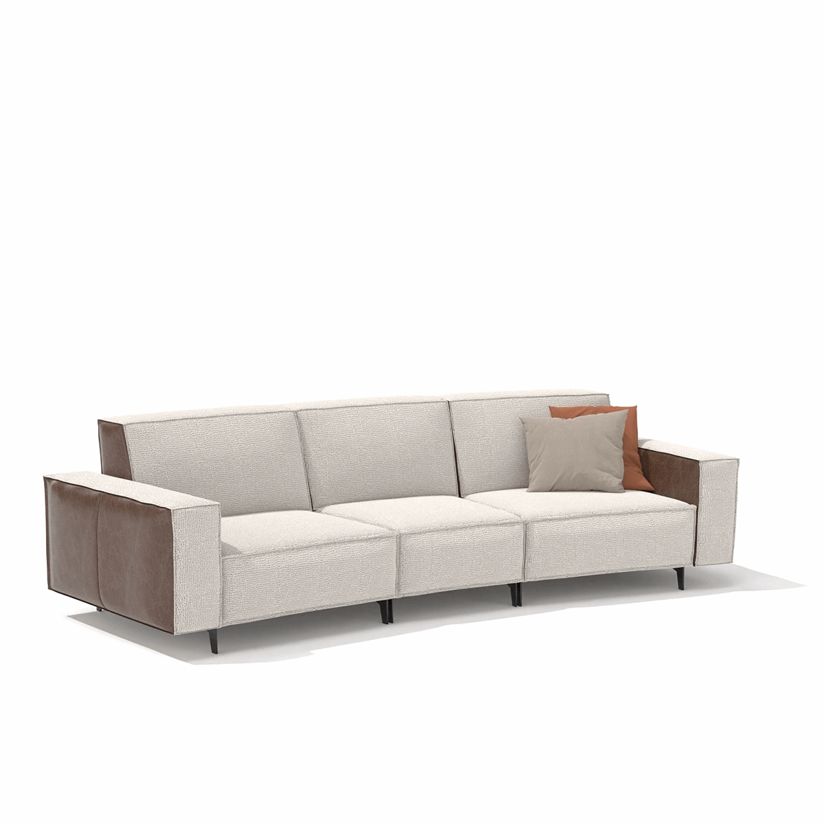 Sofa Cavalier - Light Beige 297x111cm