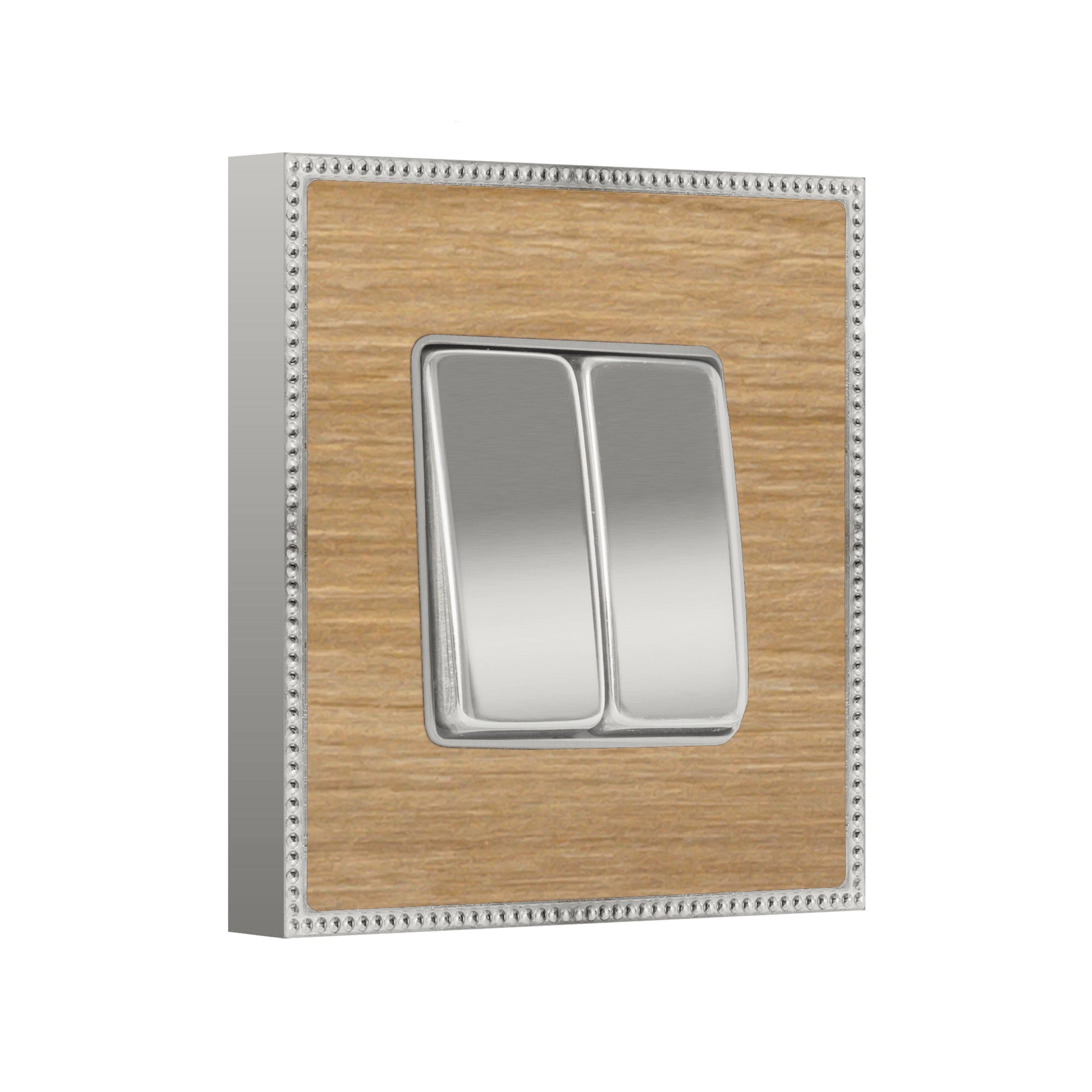 Double Rocker Switch Wood Belle Epoque