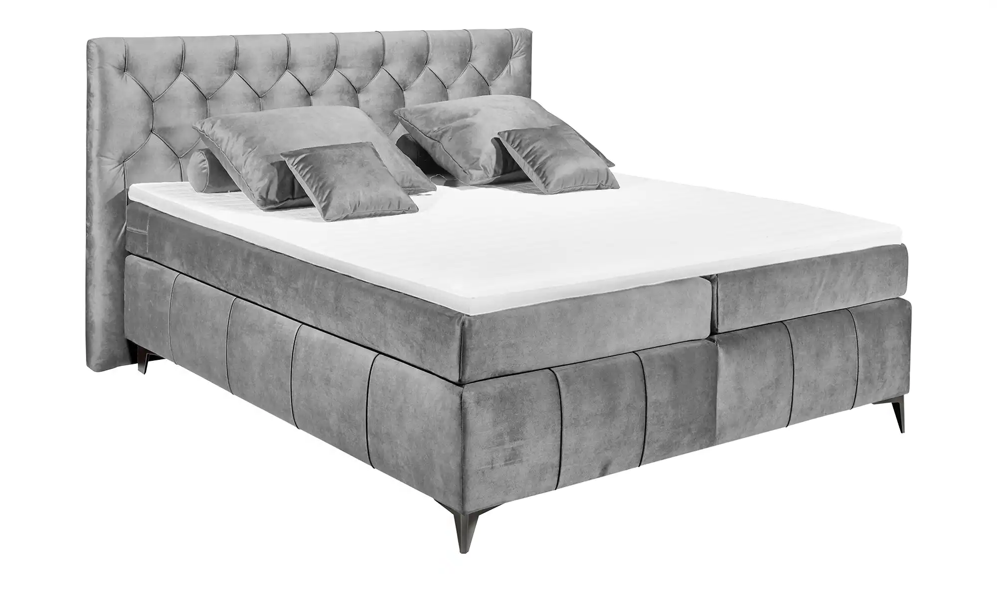 Boxspring Halston – Grey | Includes Base and Topper