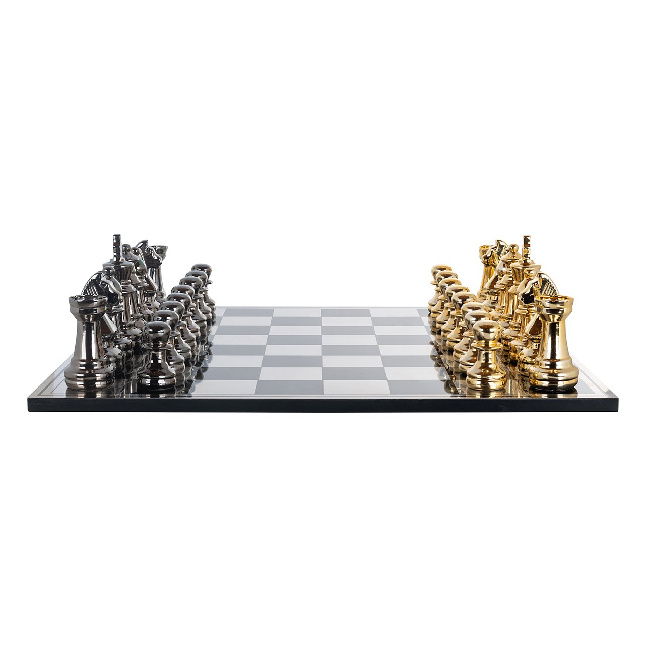 Chessboard Saray (Black/gold)