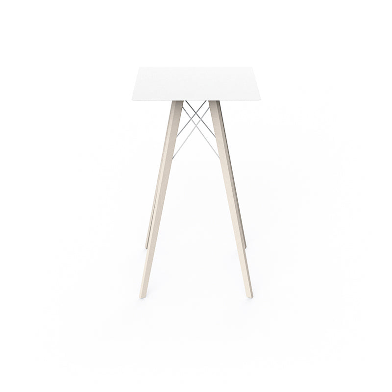 Faz - Wood High Table 60X60X105 Cm
