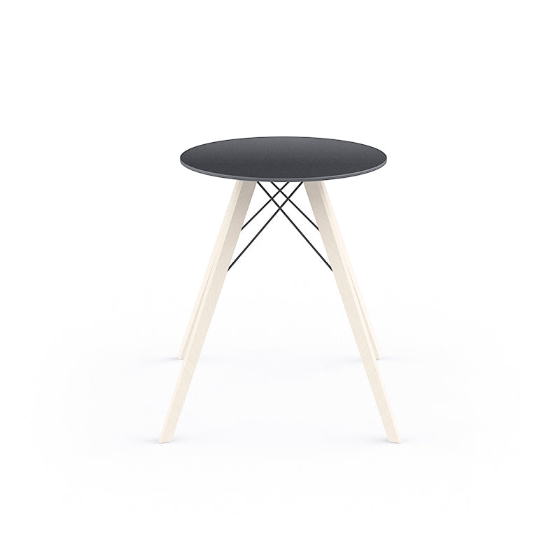 Faz - Wood Dining Table Ø60X74 Cm