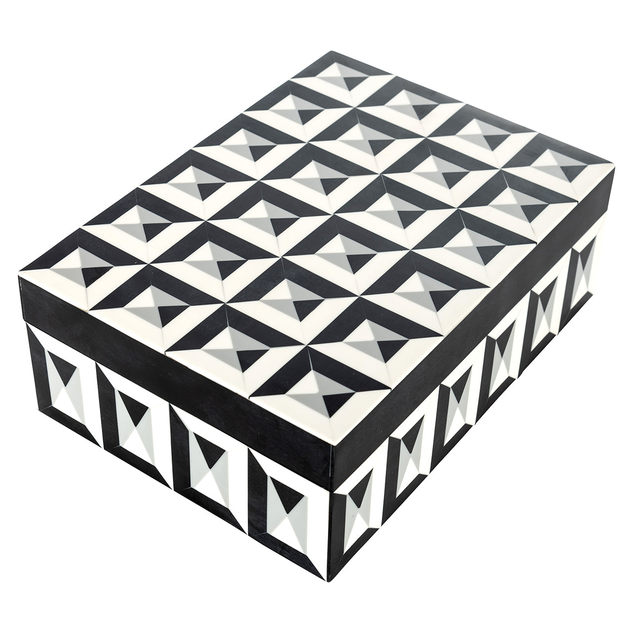 Storage Box Licia Big (Black/white)