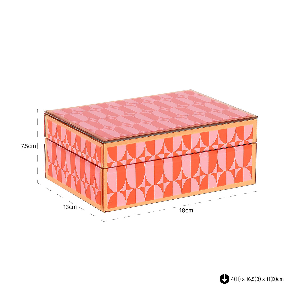 Storage Box Abba small (Pink)