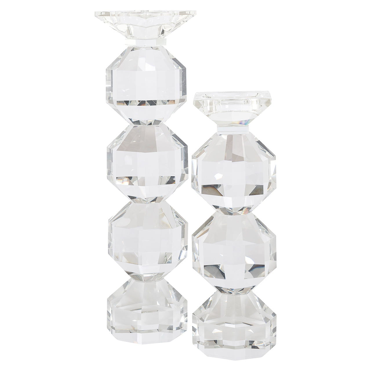 Candle holder Safia small (Clear transparent)