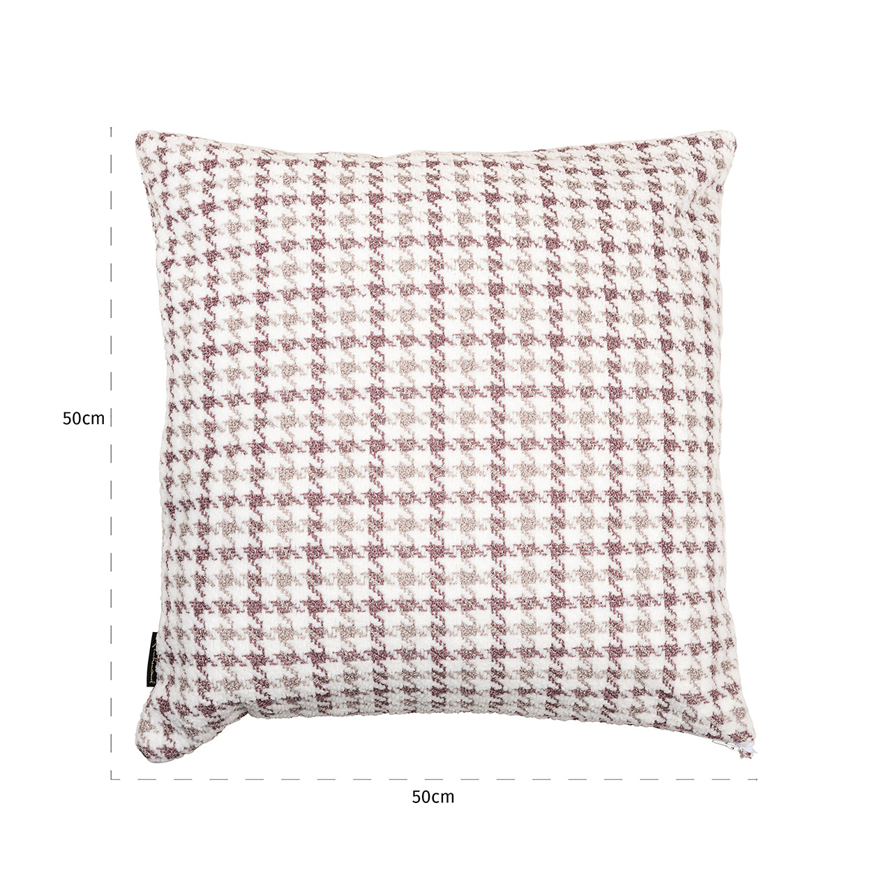 Pillow Juno rose 50x50 (Peacock 1670 rosewood)