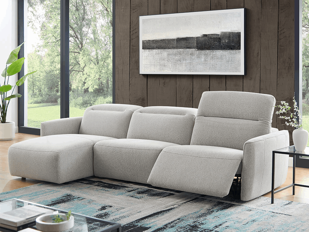 Sofa Valona - Soft Grey | 273 × 165 cm - Lounge Left