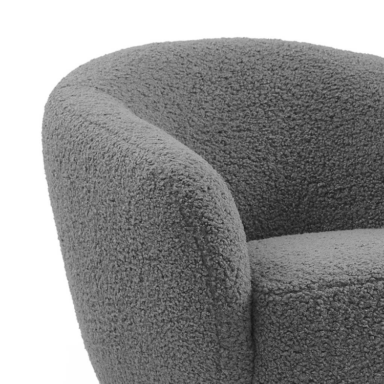 Lounge Chair Shepherd – Glore Grey Fabric
