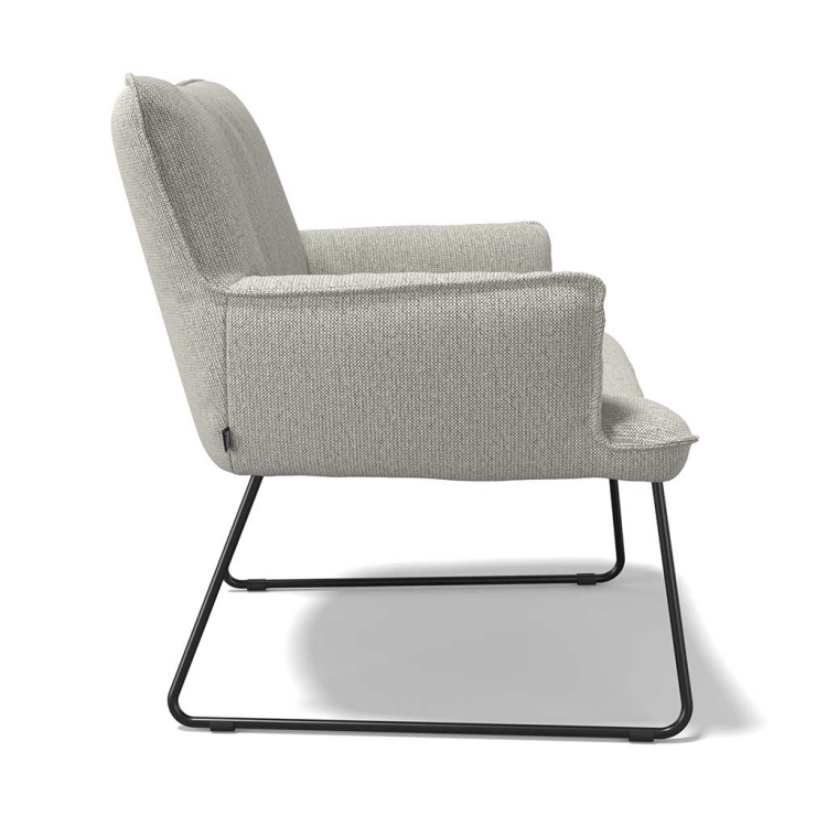 Lounge Chair Slide – Sleek Sled Base in Easy-Care Sneak Fabric