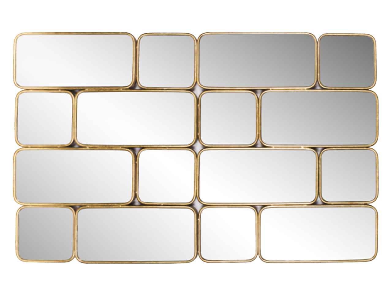 Mirror Birche with 16 mirrors (Gold)