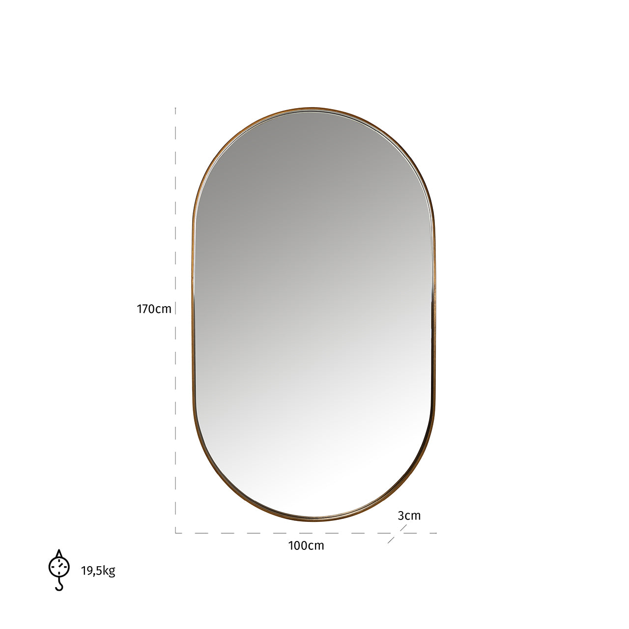 Mirror Skylar (Gold)