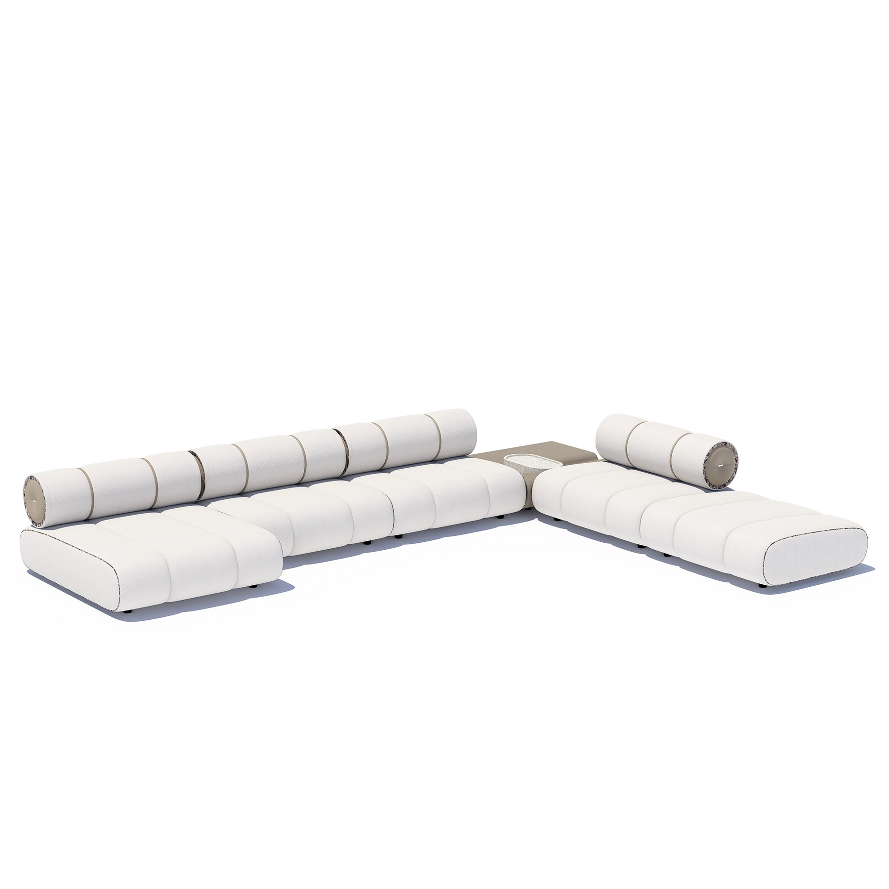 Sofa Orian White 486x361cm