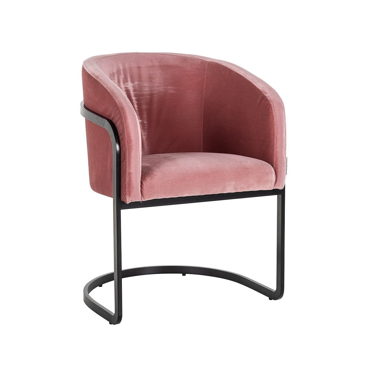 Chair Chiara - blush velvet (Genova 706 Blush)