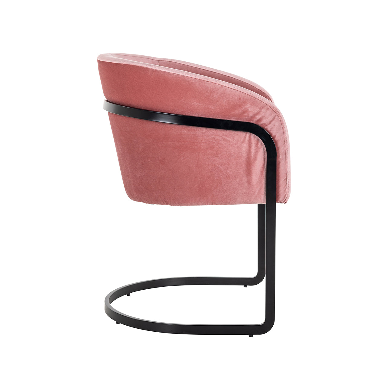 Chair Chiara - blush velvet (Genova 706 Blush)