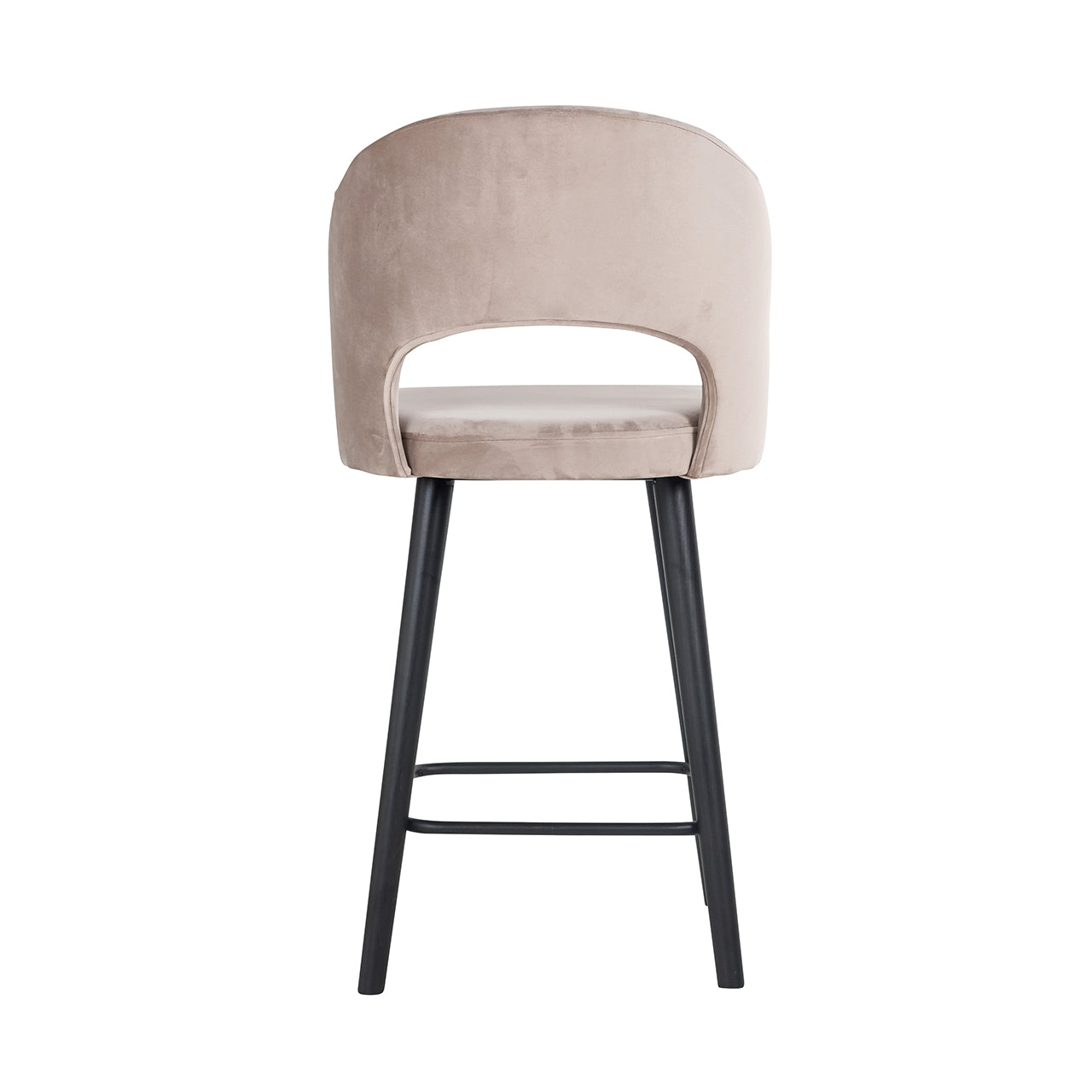 Counter stool Savoy khaki velvet (Quartz Khaki 903)
