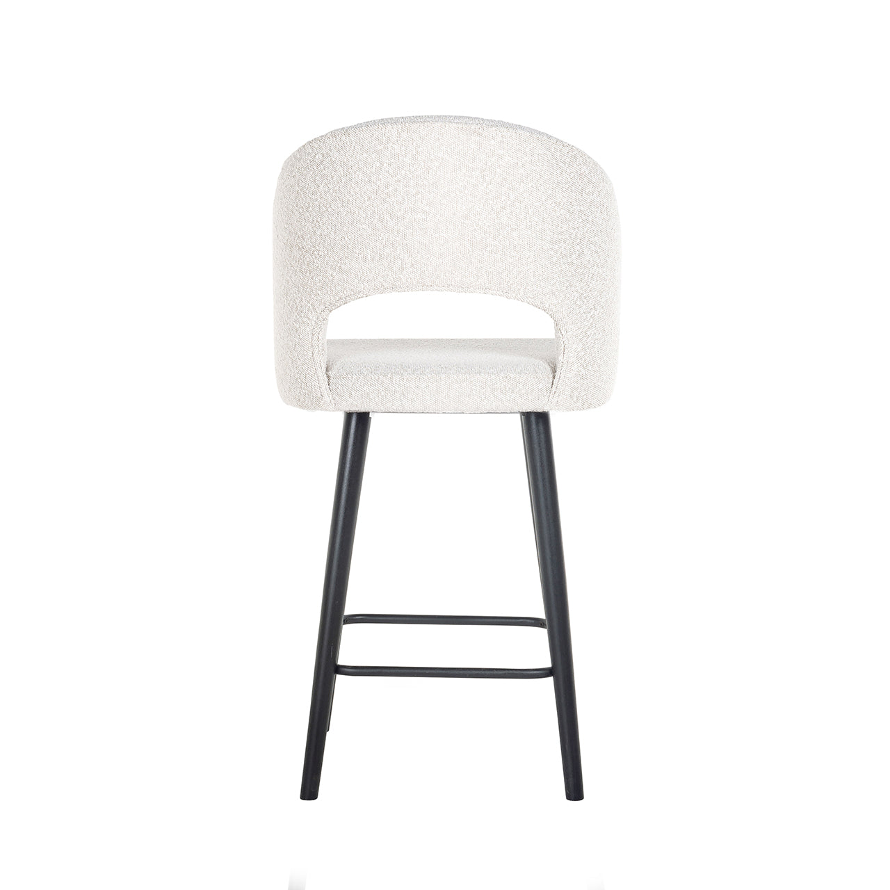 Counter stool Savoy white bouclé (Copenhagen 900 Bouclé White)