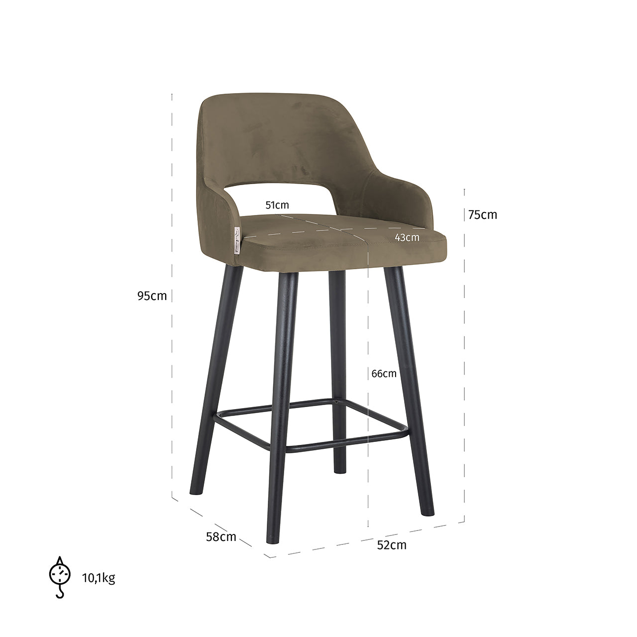 Counter stool Antony