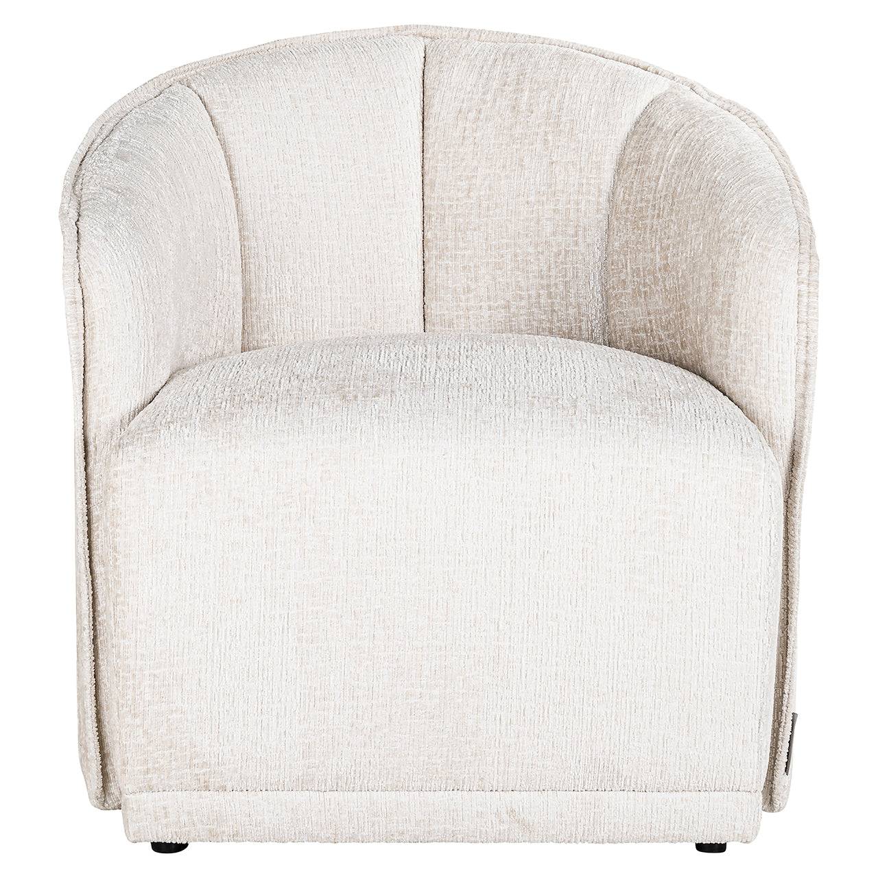 Lounge chair Maryse cream fusion (Fusion cream 02)