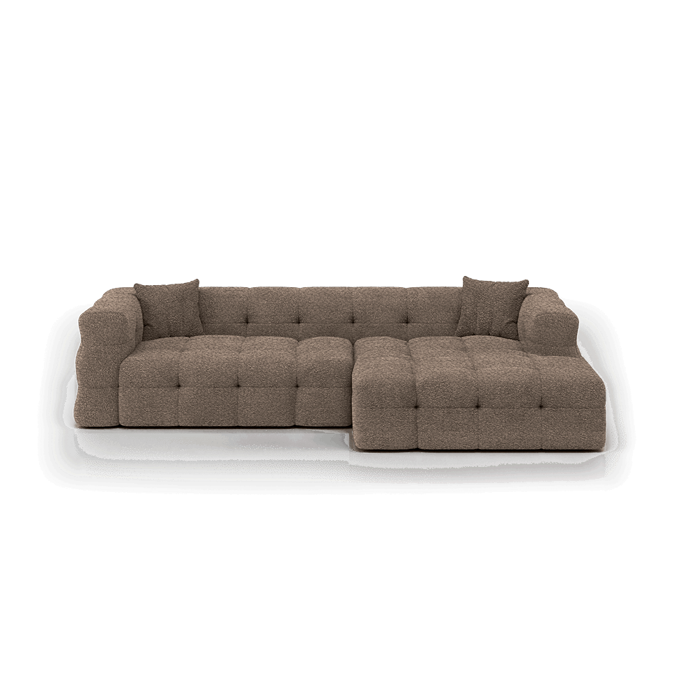 Sofa Aegis - Brown - Lounge Right