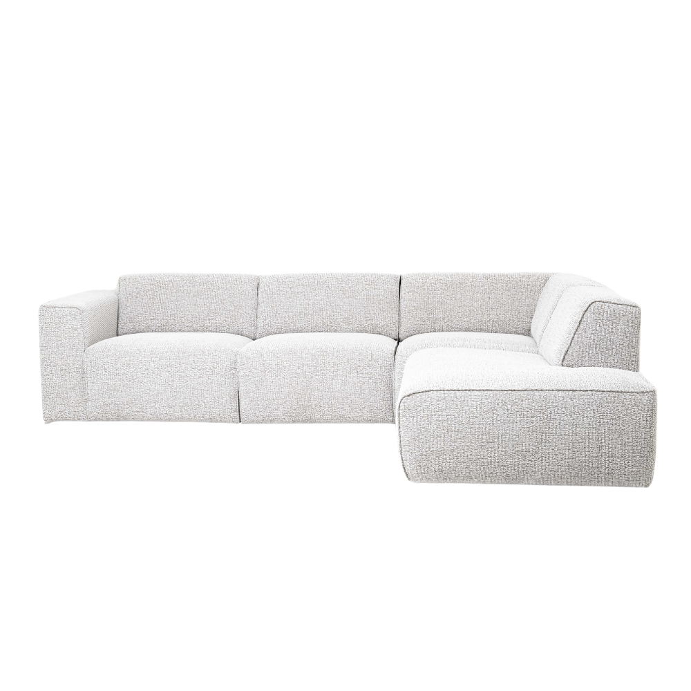 Sofa Langford - Light Grey Modern Corner Sofa 282×222 cm
