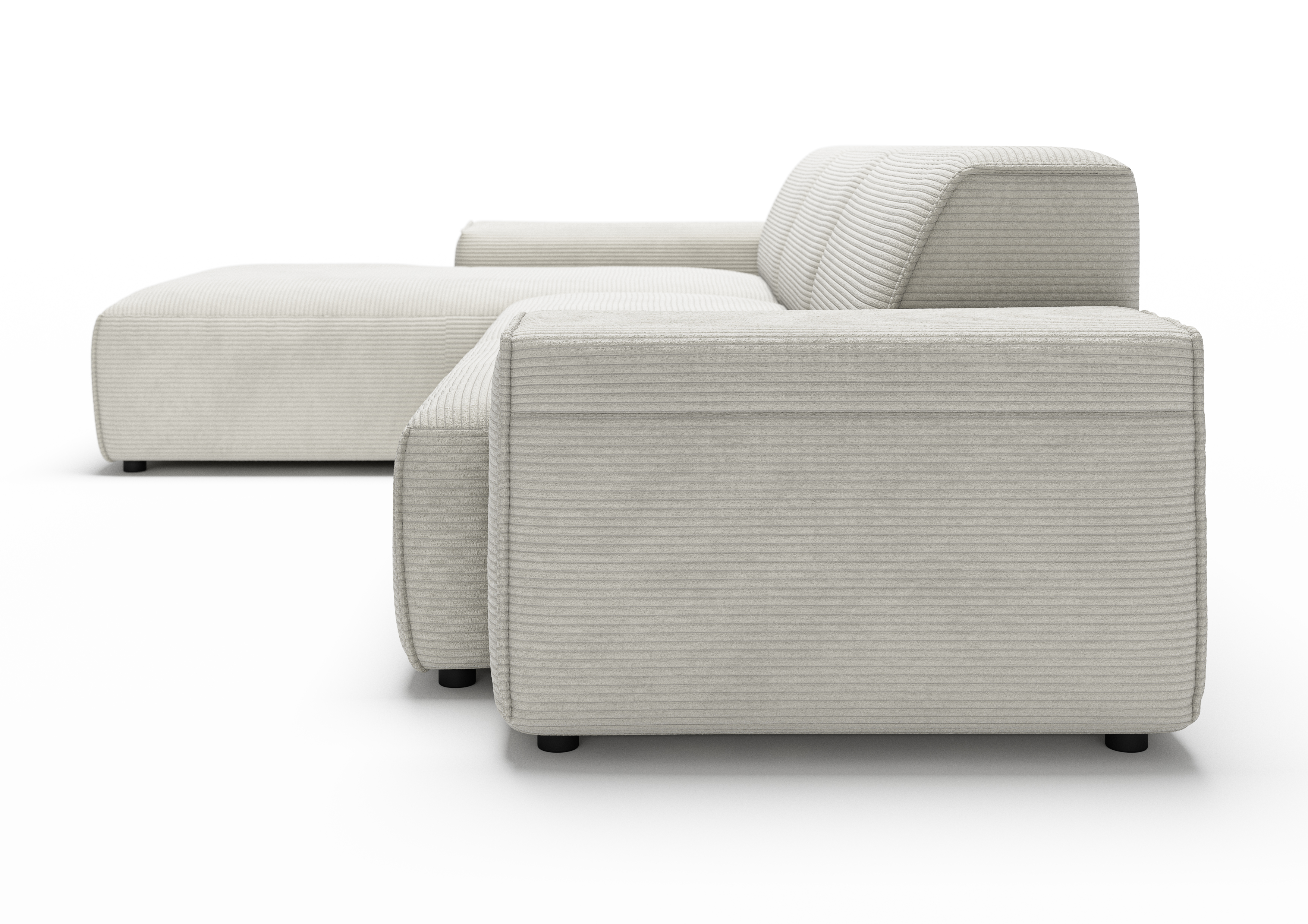 Sofa Linton – Light Grey – 299x189 cm