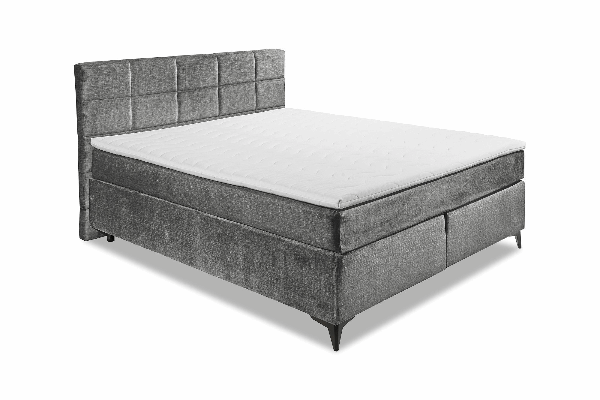 Boxspring Naravo - Gray | Includes Base and Topper