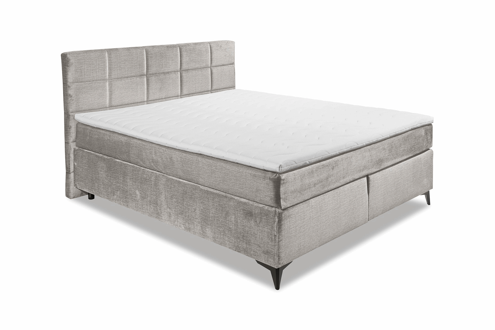 Boxspring Naravo - Silver | Includes Base and Topper